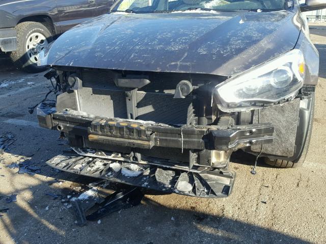 KNALN4D79E5134123 - 2014 KIA CADENZA PR BROWN photo 9