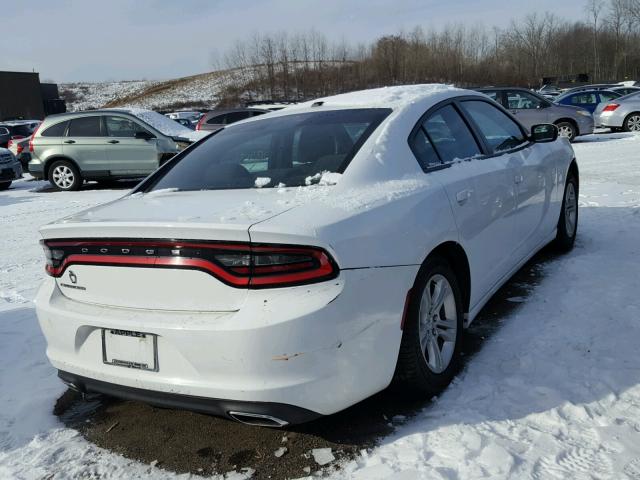 2C3CDXBG2FH835711 - 2015 DODGE CHARGER SE WHITE photo 4