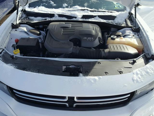 2C3CDXBG2FH835711 - 2015 DODGE CHARGER SE WHITE photo 7