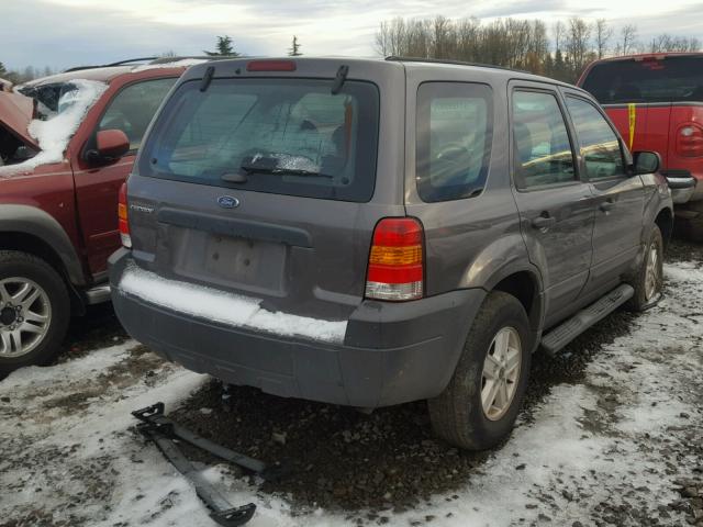 1FMYU92Z85KD14932 - 2005 FORD ESCAPE XLS GRAY photo 4