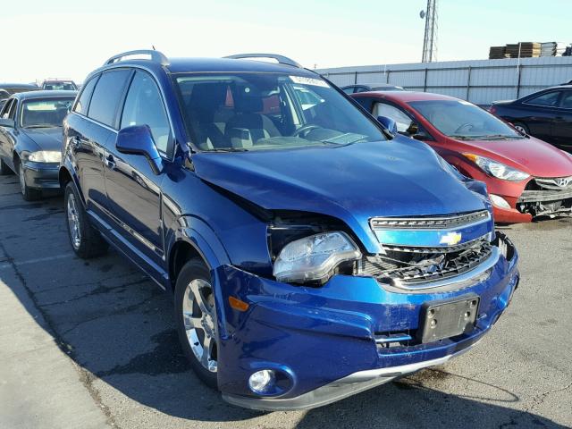 3GNAL3EK0DS599995 - 2013 CHEVROLET CAPTIVA LT BLUE photo 1