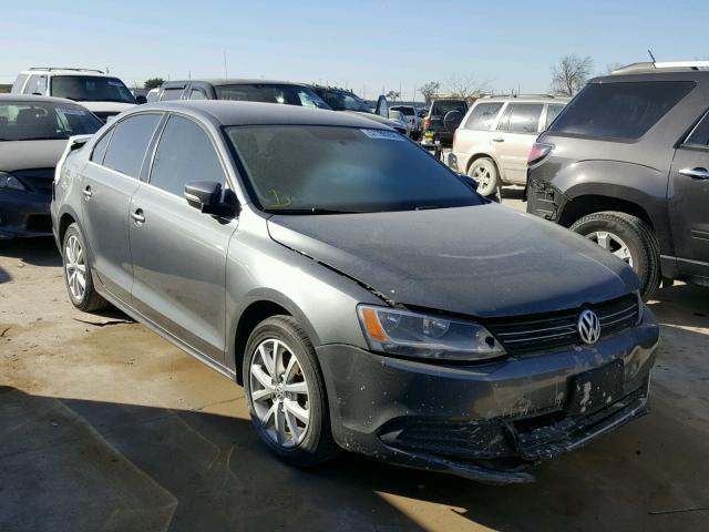 3VWD07AJ1EM269174 - 2014 VOLKSWAGEN JETTA SE GRAY photo 1