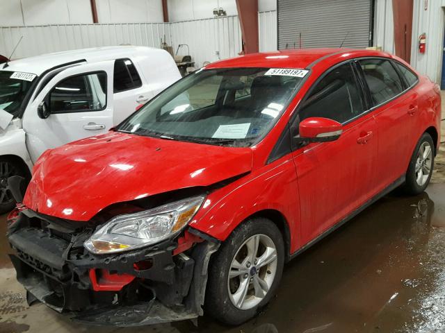 1FADP3F23DL169379 - 2013 FORD FOCUS SE RED photo 2