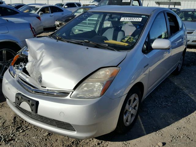 JTDKB20U073251918 - 2007 TOYOTA PRIUS SILVER photo 2