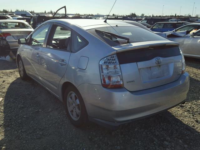 JTDKB20U073251918 - 2007 TOYOTA PRIUS SILVER photo 3