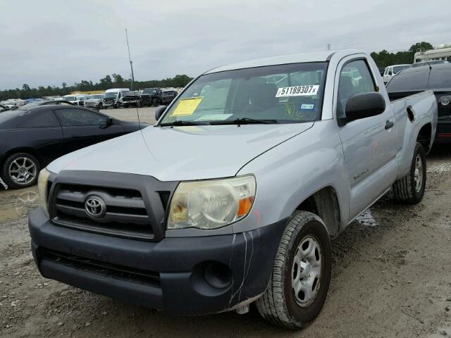 5TENX4CNXAZ690972 - 2010 TOYOTA TACOMA GRAY photo 2