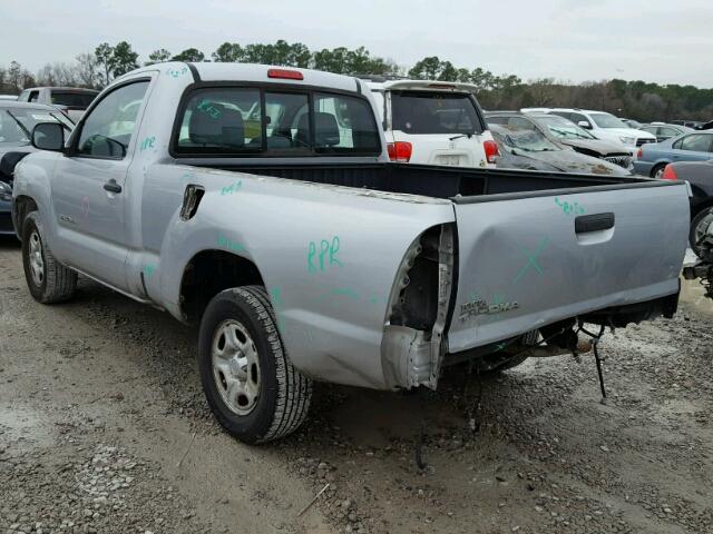 5TENX4CNXAZ690972 - 2010 TOYOTA TACOMA GRAY photo 3