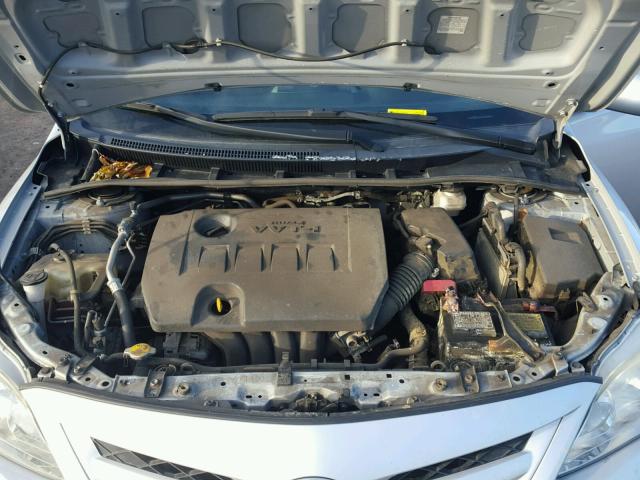 2T1BU4EE9CC870431 - 2012 TOYOTA COROLLA BA SILVER photo 7