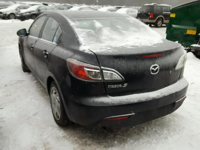 JM1BL1UG1B1439654 - 2011 MAZDA 3 I BLACK photo 3