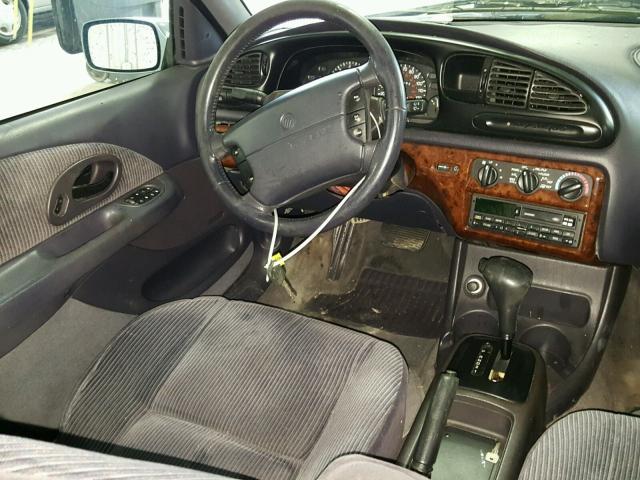 1MEFM66L3XK610698 - 1999 MERCURY MYSTIQUE L BLUE photo 9