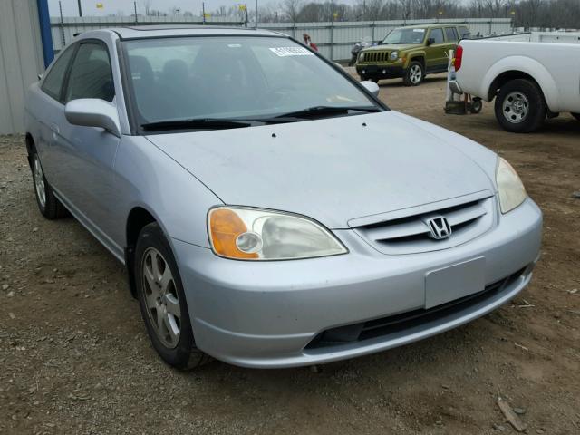1HGEM22963L076120 - 2003 HONDA CIVIC EX SILVER photo 1