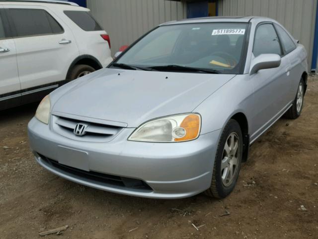 1HGEM22963L076120 - 2003 HONDA CIVIC EX SILVER photo 2