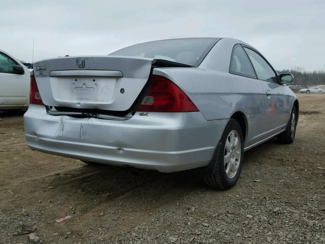 1HGEM22963L076120 - 2003 HONDA CIVIC EX SILVER photo 4