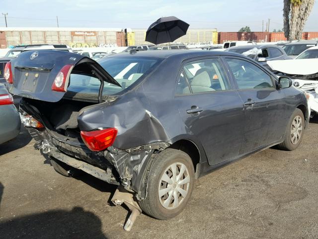 JTDBL40E299083278 - 2009 TOYOTA COROLLA BA GRAY photo 4