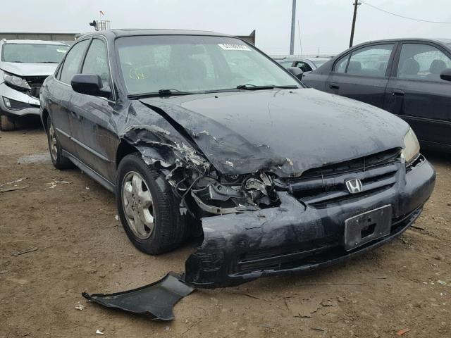 1HGCG56772A113338 - 2002 HONDA ACCORD SE BLACK photo 1