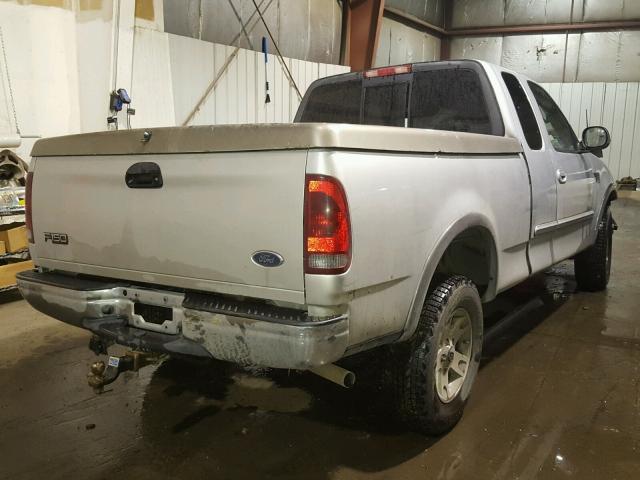 2FTRX18L23CA66120 - 2003 FORD F150 SILVER photo 4