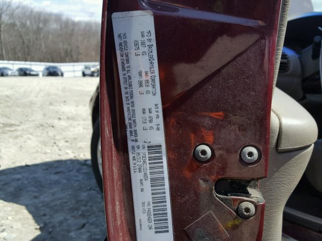 1P3ES46C11D140254 - 2001 PLYMOUTH NEON BASE 红色 照片 10