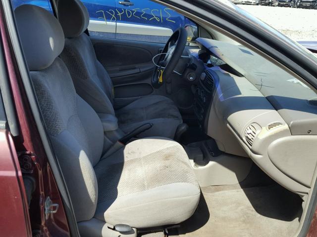 1P3ES46C11D140254 - 2001 PLYMOUTH NEON BASE 红色 照片 5