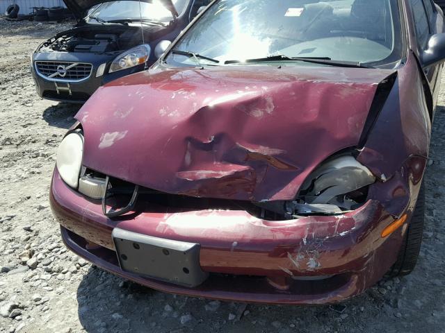 1P3ES46C11D140254 - 2001 PLYMOUTH NEON BASE 红色 照片 9