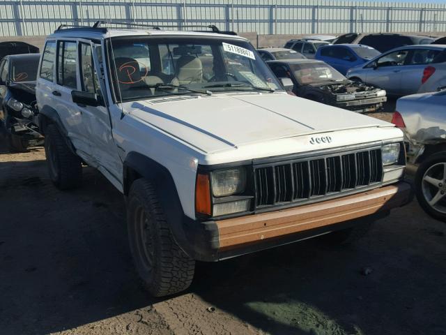 1J4FJ28S7TL126619 - 1996 JEEP CHEROKEE S WHITE photo 1