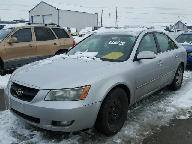 5NPEU46F76H016124 - 2006 HYUNDAI SONATA GLS SILVER photo 2