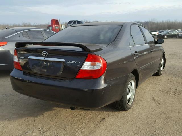 4T1BE32K03U759914 - 2003 TOYOTA CAMRY LE BROWN photo 4