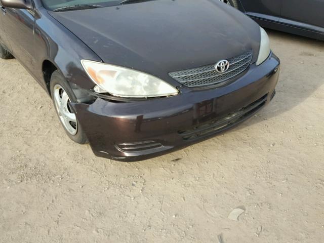 4T1BE32K03U759914 - 2003 TOYOTA CAMRY LE BROWN photo 9