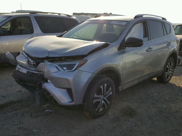 2T3ZFREV5GW285850 - 2016 TOYOTA RAV4 LE SILVER photo 2