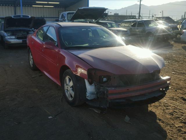 2G2WP552281111635 - 2008 PONTIAC GRAND PRIX RED photo 1
