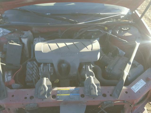 2G2WP552281111635 - 2008 PONTIAC GRAND PRIX RED photo 7