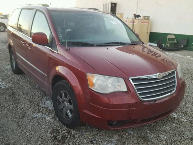 2A4RR5D13AR500930 - 2010 CHRYSLER TOWN & COU BURGUNDY photo 1