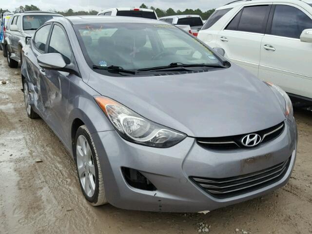 KMHDH4AE3DU503804 - 2013 HYUNDAI ELANTRA GL GRAY photo 1