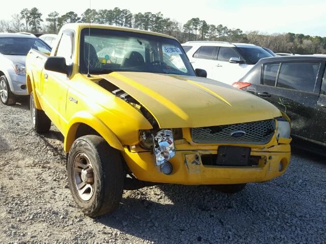 1FTYR10U72PA07829 - 2002 FORD RANGER YELLOW photo 1