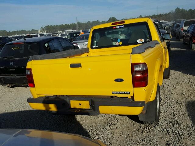 1FTYR10U72PA07829 - 2002 FORD RANGER YELLOW photo 6