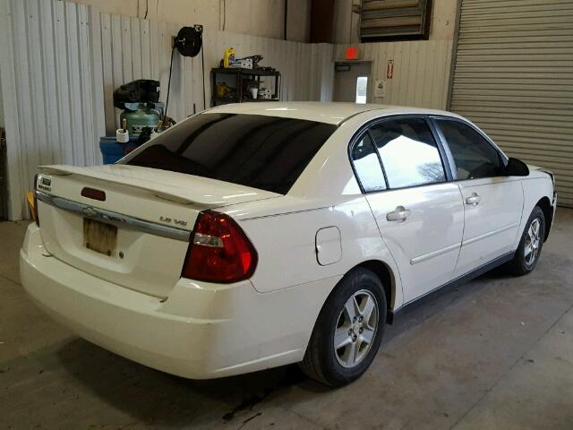 1G1ZT52855F282602 - 2005 CHEVROLET MALIBU LS WHITE photo 4