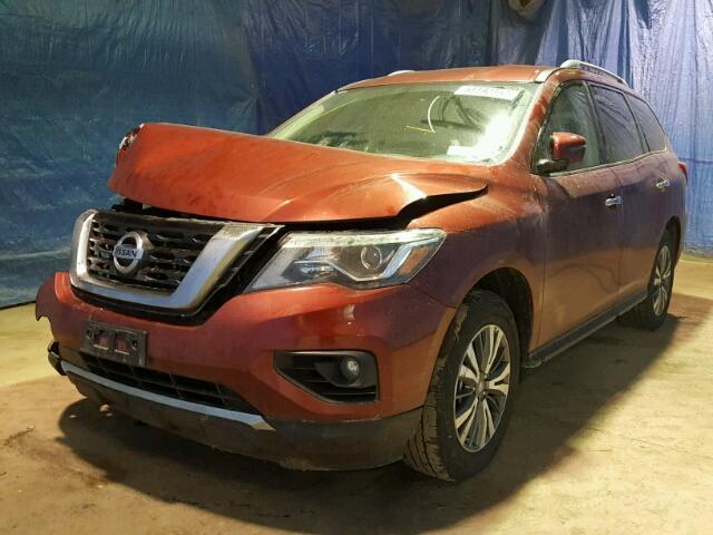 5N1DR2MM7HC666925 - 2017 NISSAN PATHFINDER RED photo 2