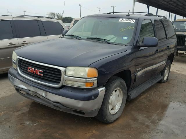 1GKEC13Z84R221932 - 2004 GMC YUKON BLUE photo 2