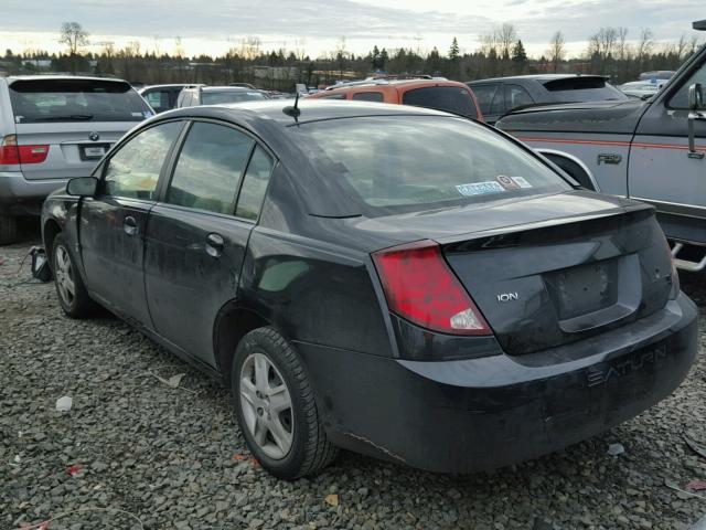 1G8AJ58F37Z101699 - 2007 SATURN ION LEVEL BLACK photo 3