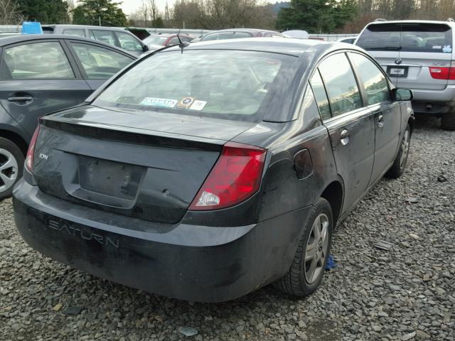 1G8AJ58F37Z101699 - 2007 SATURN ION LEVEL BLACK photo 4