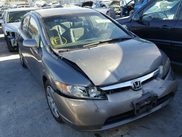 2HGFA165X7H503817 - 2007 HONDA CIVIC LX GRAY photo 1