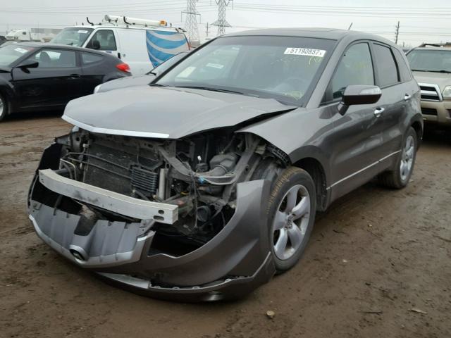 5J8TB18288A007532 - 2008 ACURA RDX GRAY photo 2