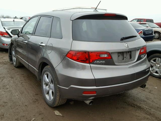 5J8TB18288A007532 - 2008 ACURA RDX GRAY photo 3