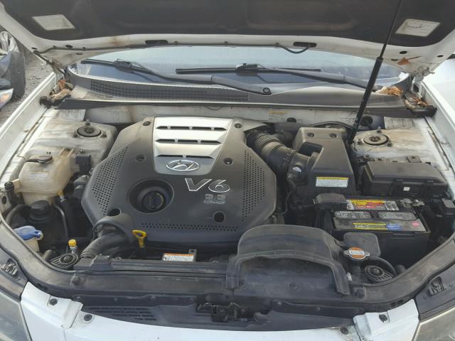 5NPEU46F56H086348 - 2006 HYUNDAI SONATA GLS WHITE photo 7