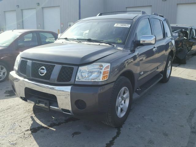 5N1BA08A17N722962 - 2007 NISSAN ARMADA SE GRAY photo 2