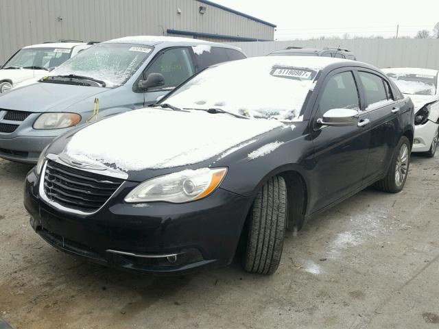 1C3BC2FG4BN516548 - 2011 CHRYSLER 200 LIMITE BLACK photo 2