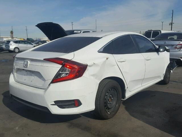 2HGFC2F54HH500333 - 2017 HONDA CIVIC LX WHITE photo 4