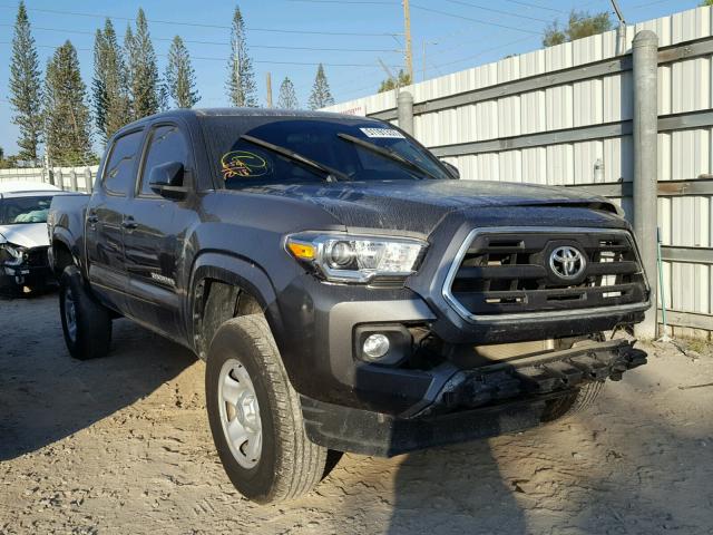 3TMAZ5CN3GM004761 - 2016 TOYOTA TACOMA DOU CHARCOAL photo 1