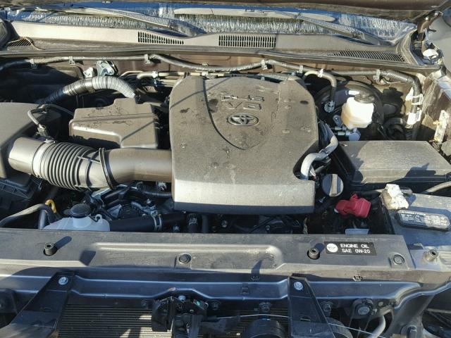 3TMAZ5CN3GM004761 - 2016 TOYOTA TACOMA DOU CHARCOAL photo 7