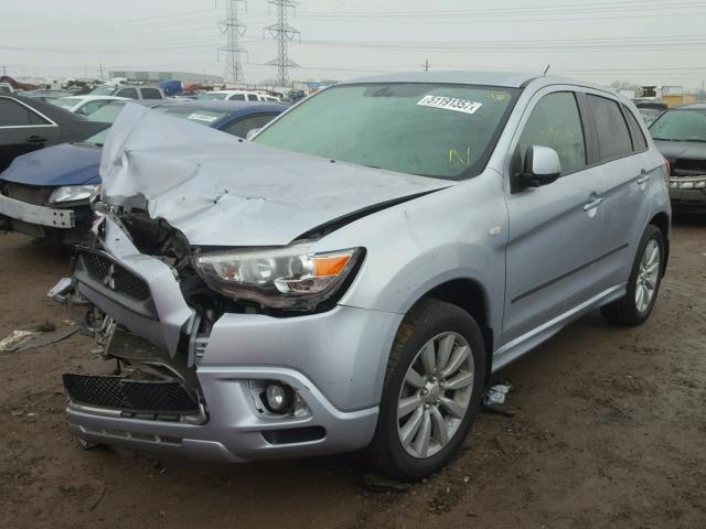 JA4AR4AU9BZ018864 - 2011 MITSUBISHI OUTLANDER SILVER photo 2