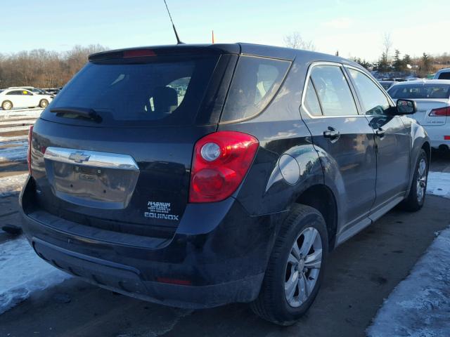 2GNFLCEK5C6171293 - 2012 CHEVROLET EQUINOX LS BLACK photo 4